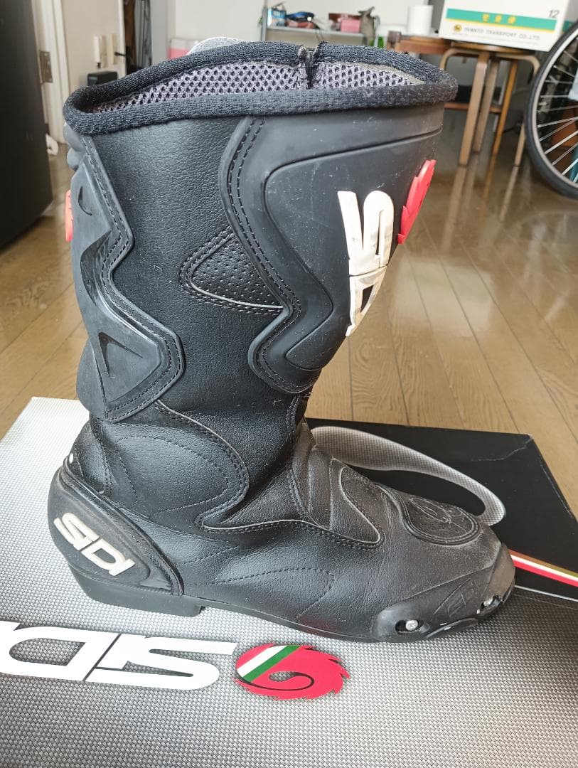 SIDI　バイク用　レーシングブーツ　ブラック