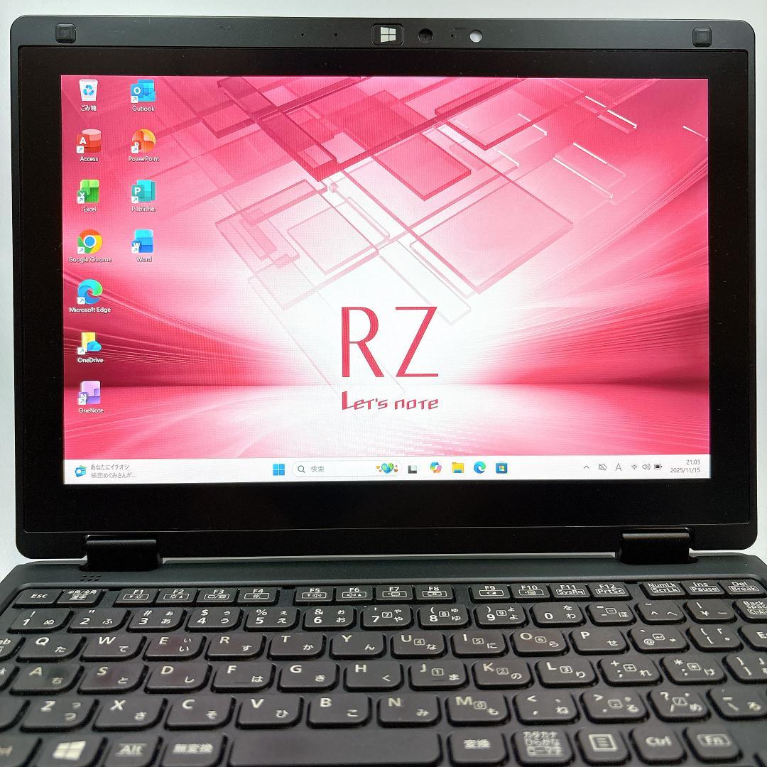 ★希少ブラック★ レッツノート CF-RZ6 i5 8GB 256GB_859