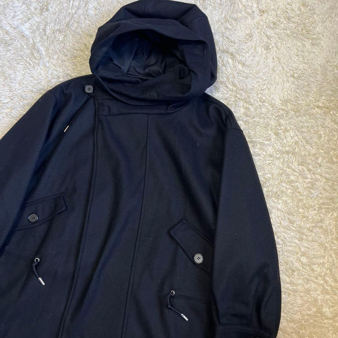 レア　ディーゼルブラックゴールド　変形　コート　ポンチョ　黒　36