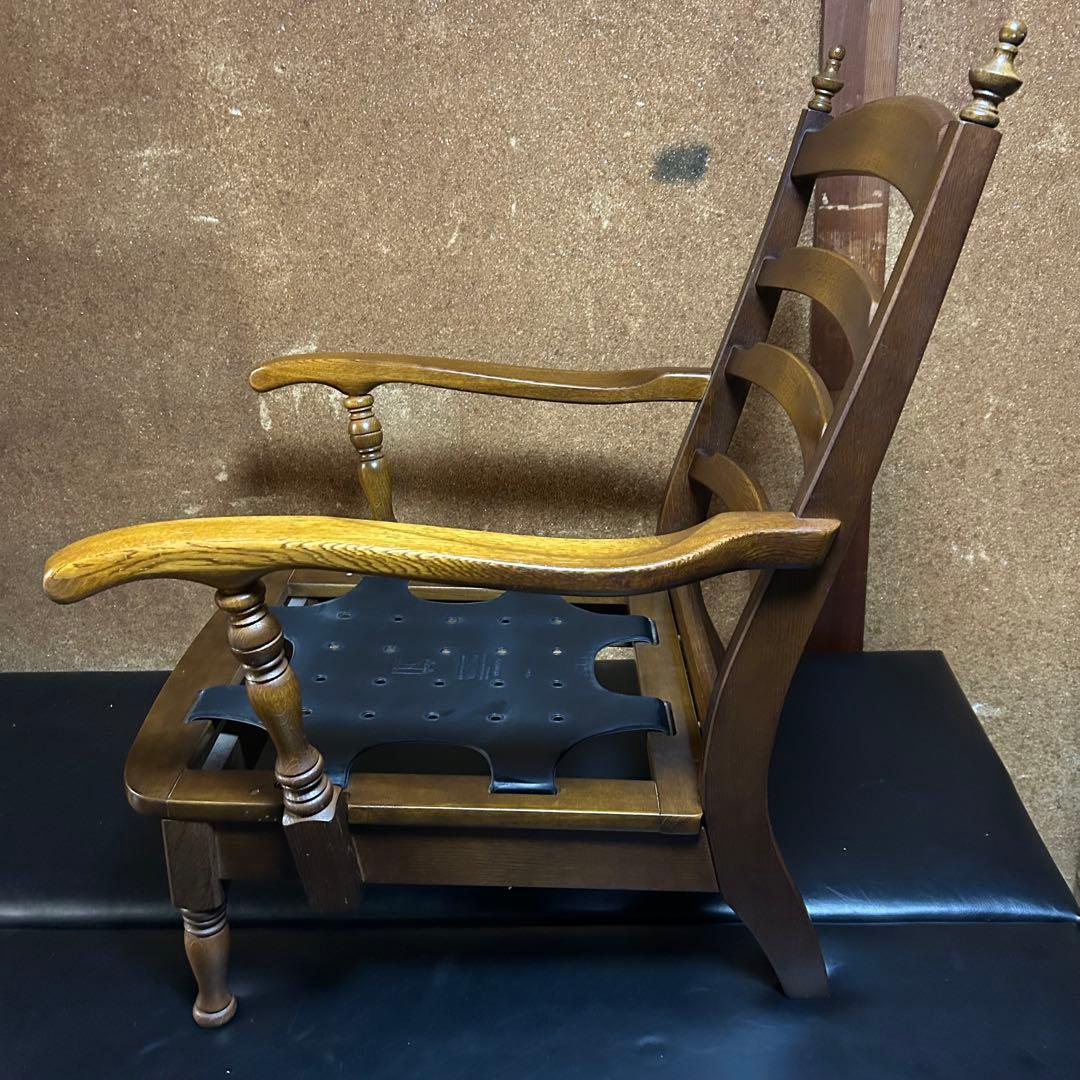 飛騨産業 キツツキ 穂高 オーク材 アーム 1Pソファ ラウンジチェア メロウ