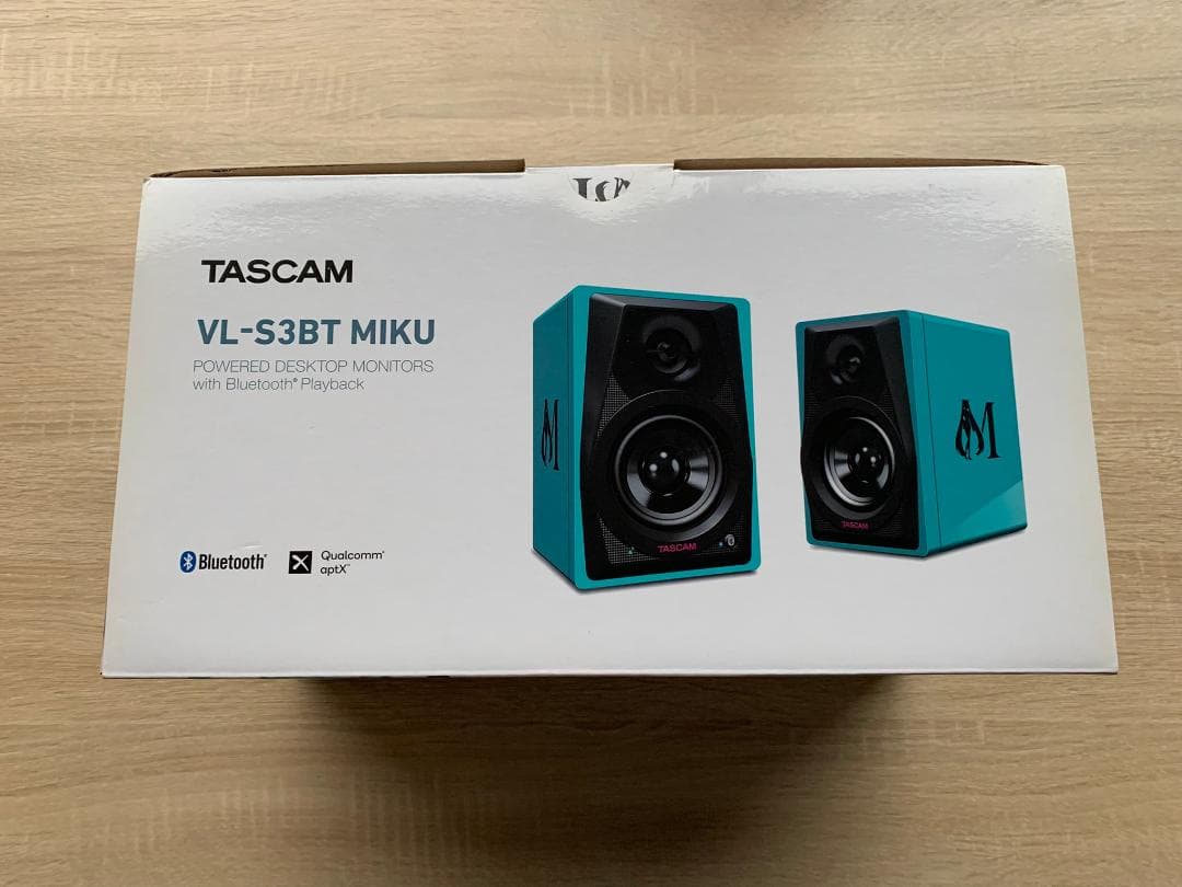 【 たつこ 】TASCAM 初音ミク スピーカー VL-S3BT MIKU