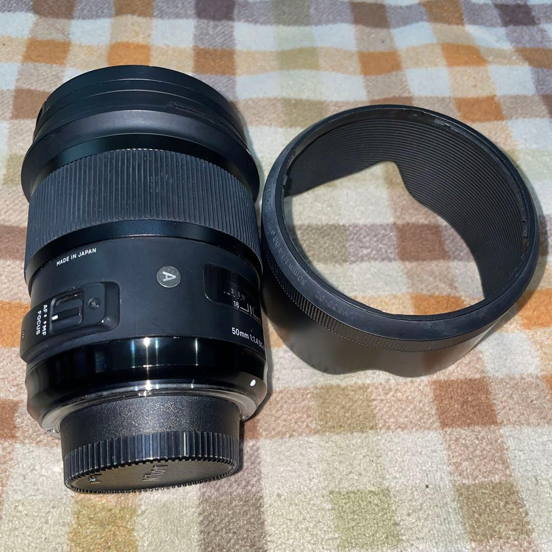 【美品】SIGMA Art単焦点50mm F1.4