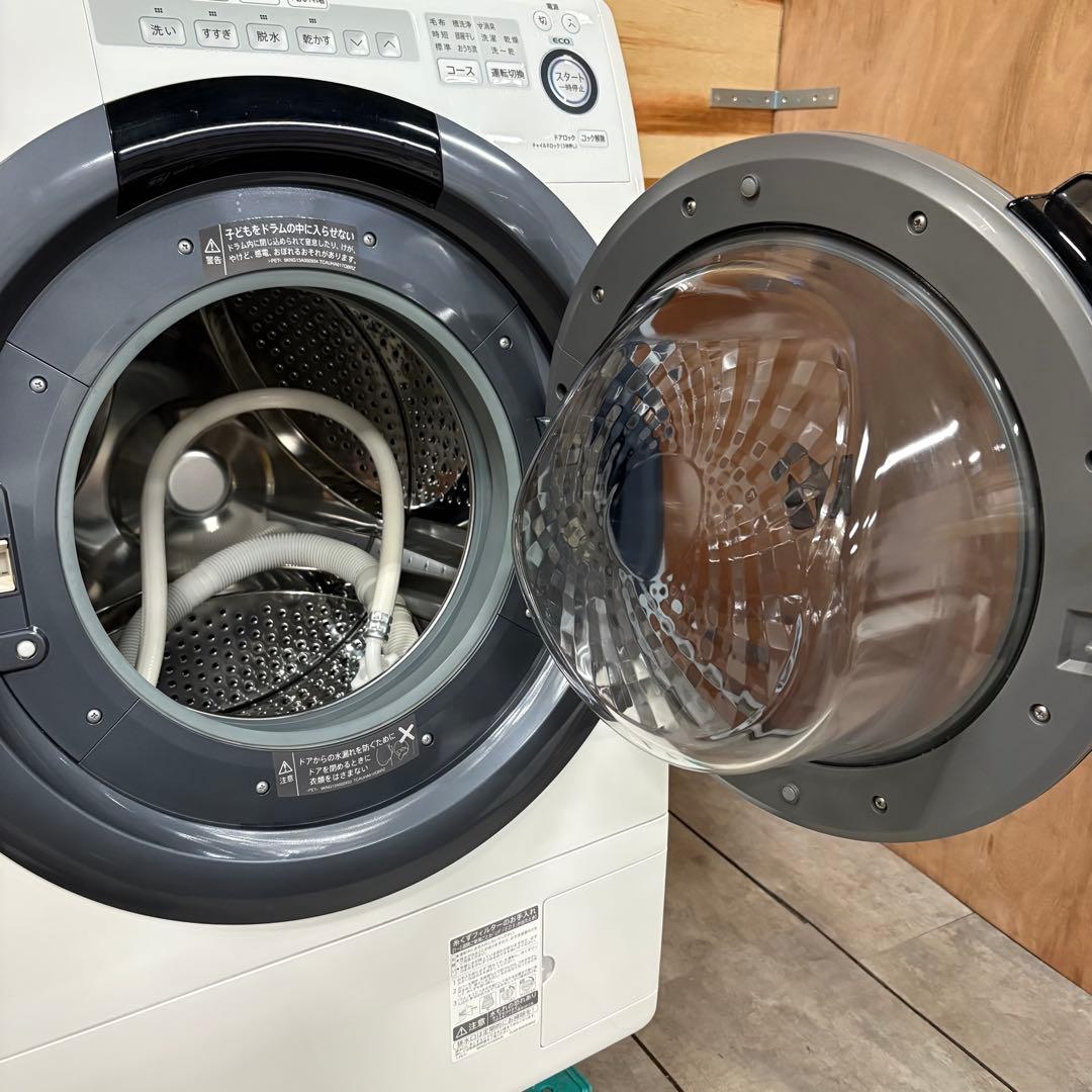 一都三県限定　配送設置無料　ドラム式洗濯乾燥機　SHARP シャープ　7kg