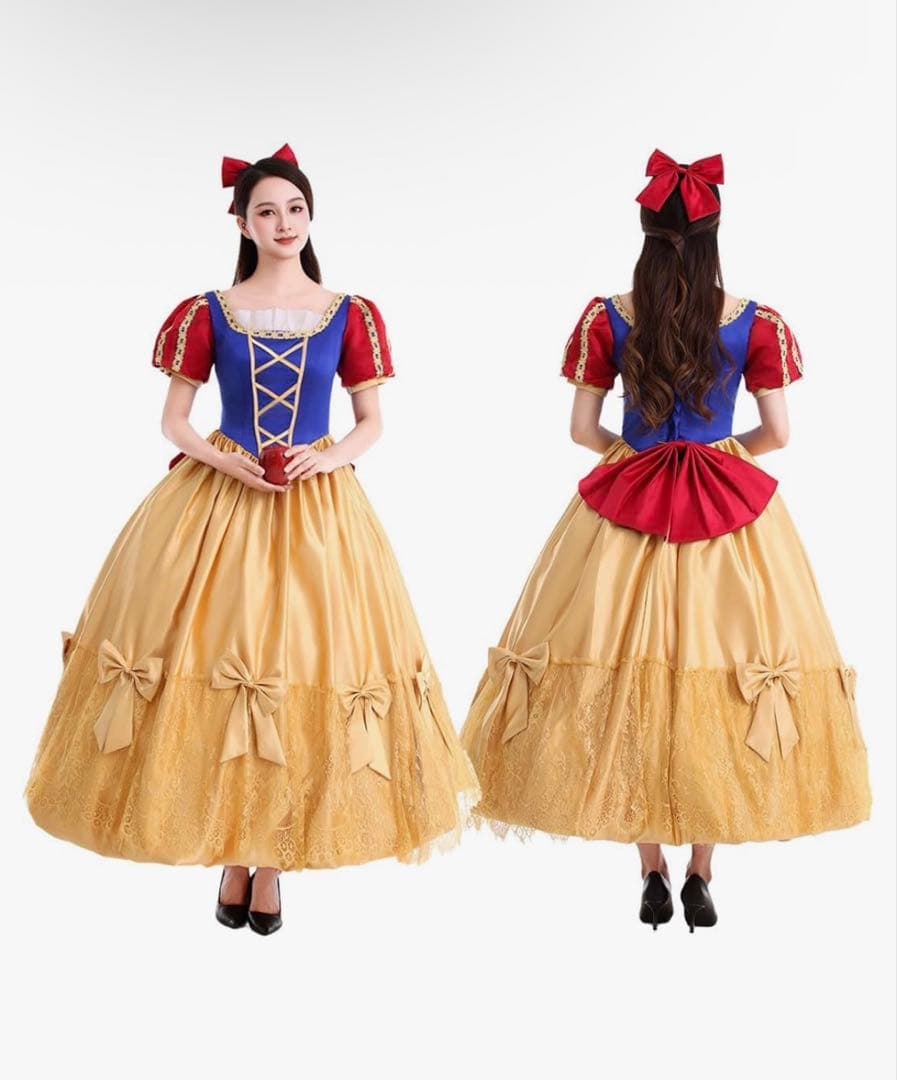 白雪姫ドレス　大人　パニエ抜き