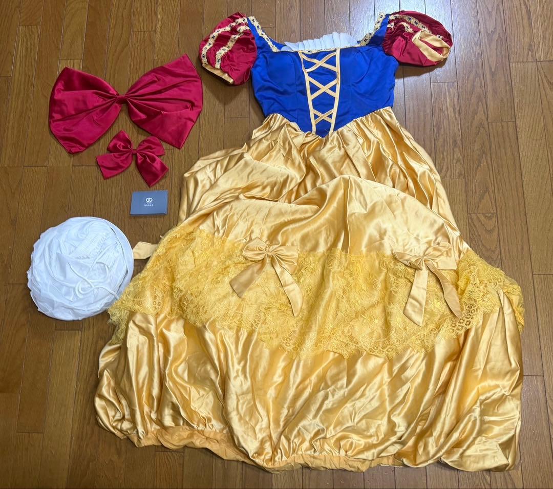 白雪姫ドレス　大人　パニエ抜き
