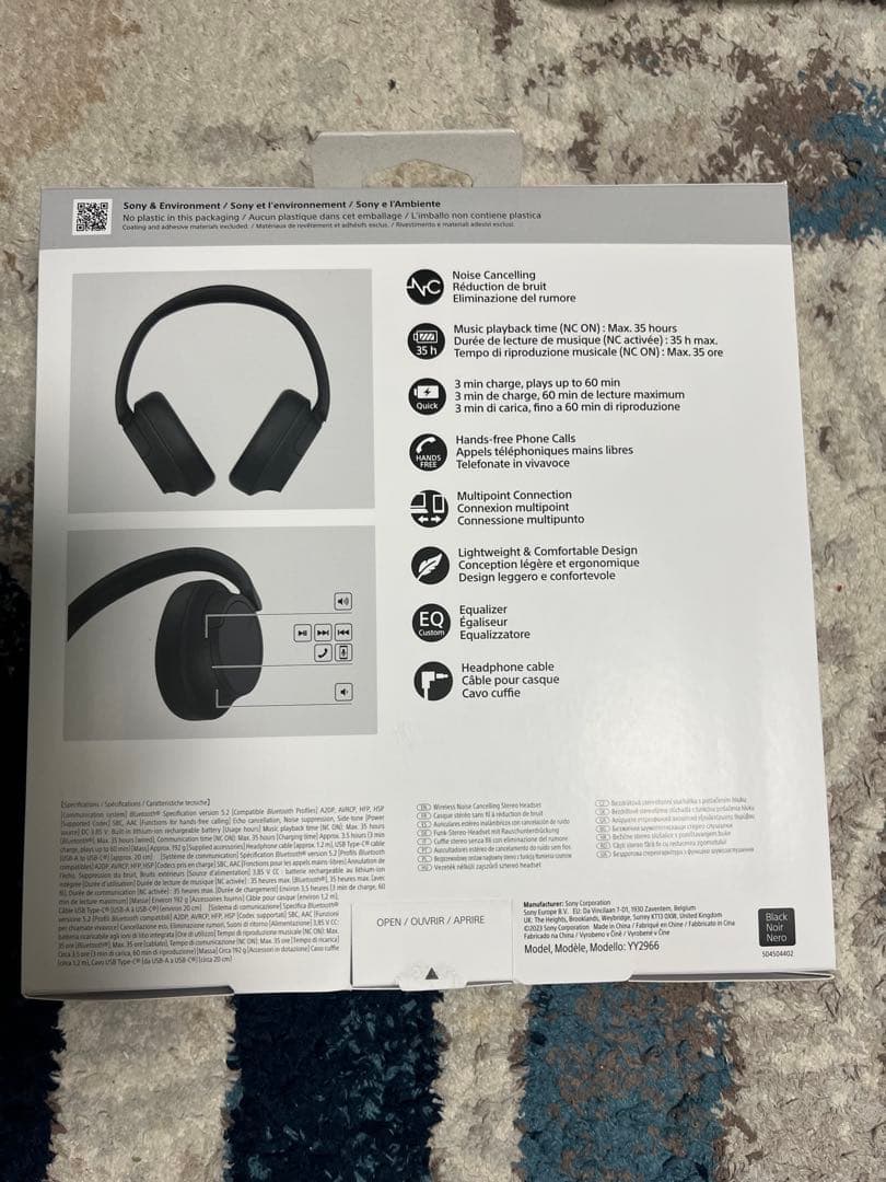 SONY WH-CH720Nベッドフォン