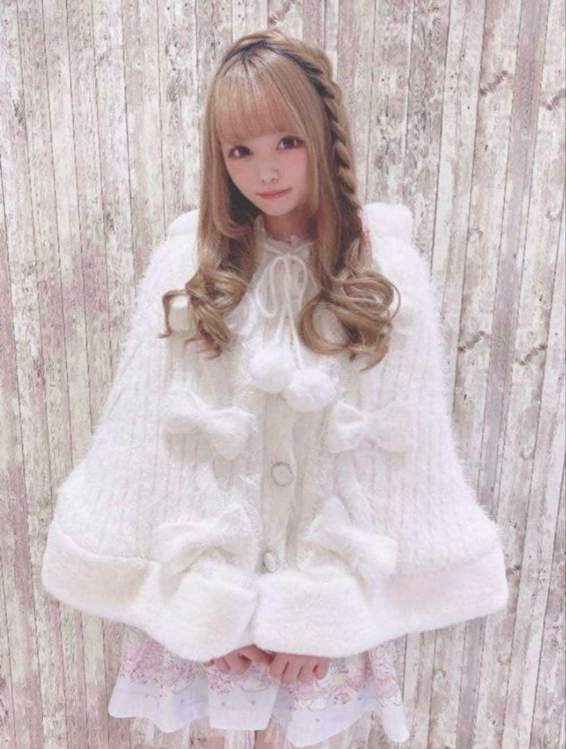 LIZLISA リズリサ ファーポンチョ ピンク