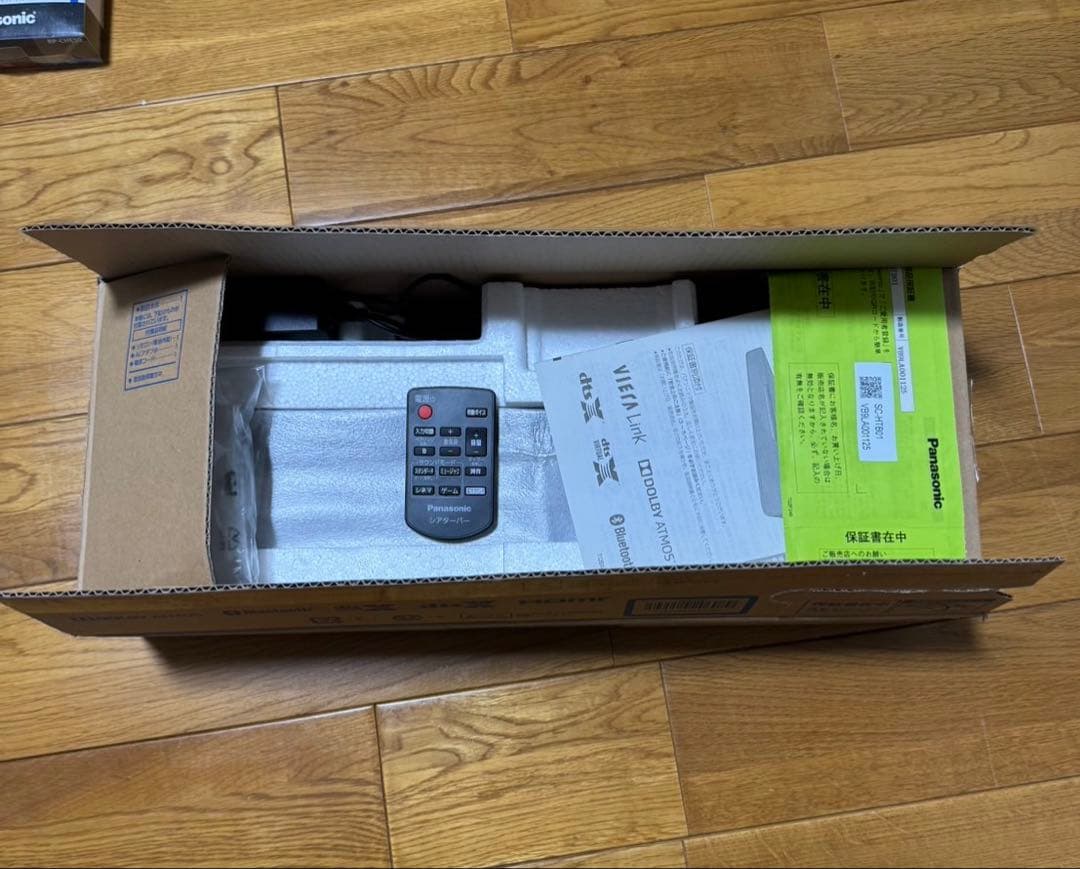 Panasonic SC-HTB01 サウンドバー スピーカー