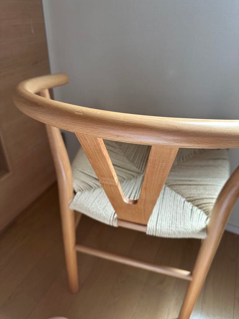 ナチュラルウィッカー Yチェア風ダイニングチェア