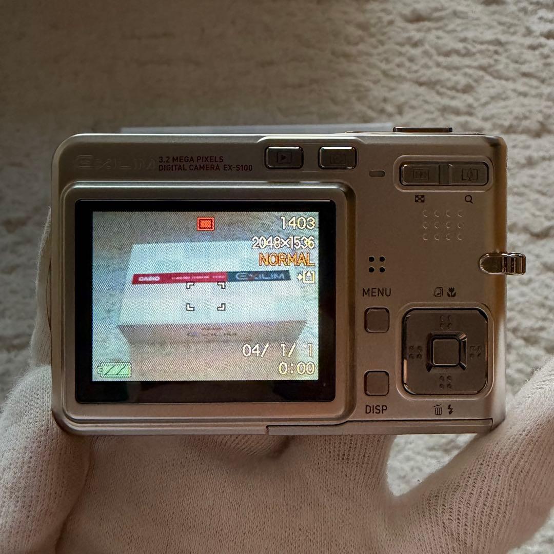 美品【動作品】CASIO カシオ EXILIM EX-S100 レトロコンデジ