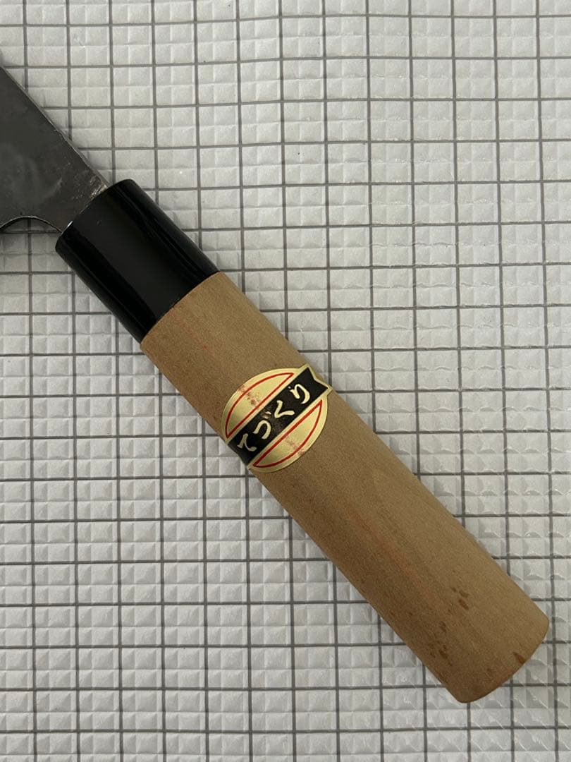 包丁 菜切包丁 菜切 175mm 黒打ち 朴丸柄