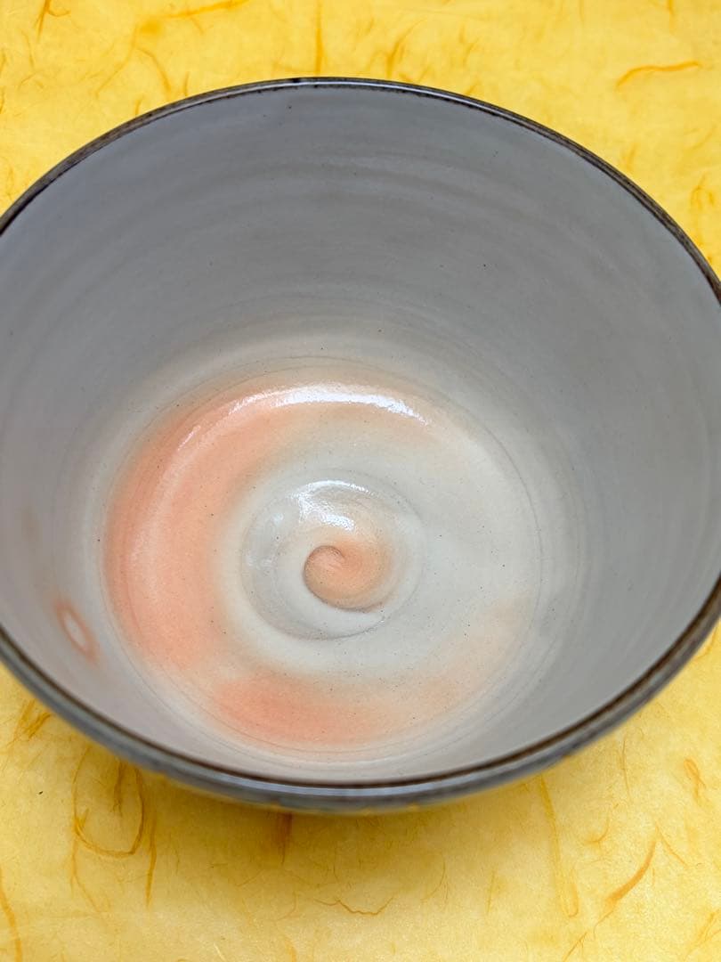 抹茶茶碗 桃の節句 雛祭り 橋本紫雲 乾山写 共箱付 陶歴栞付 茶道具 裏千家