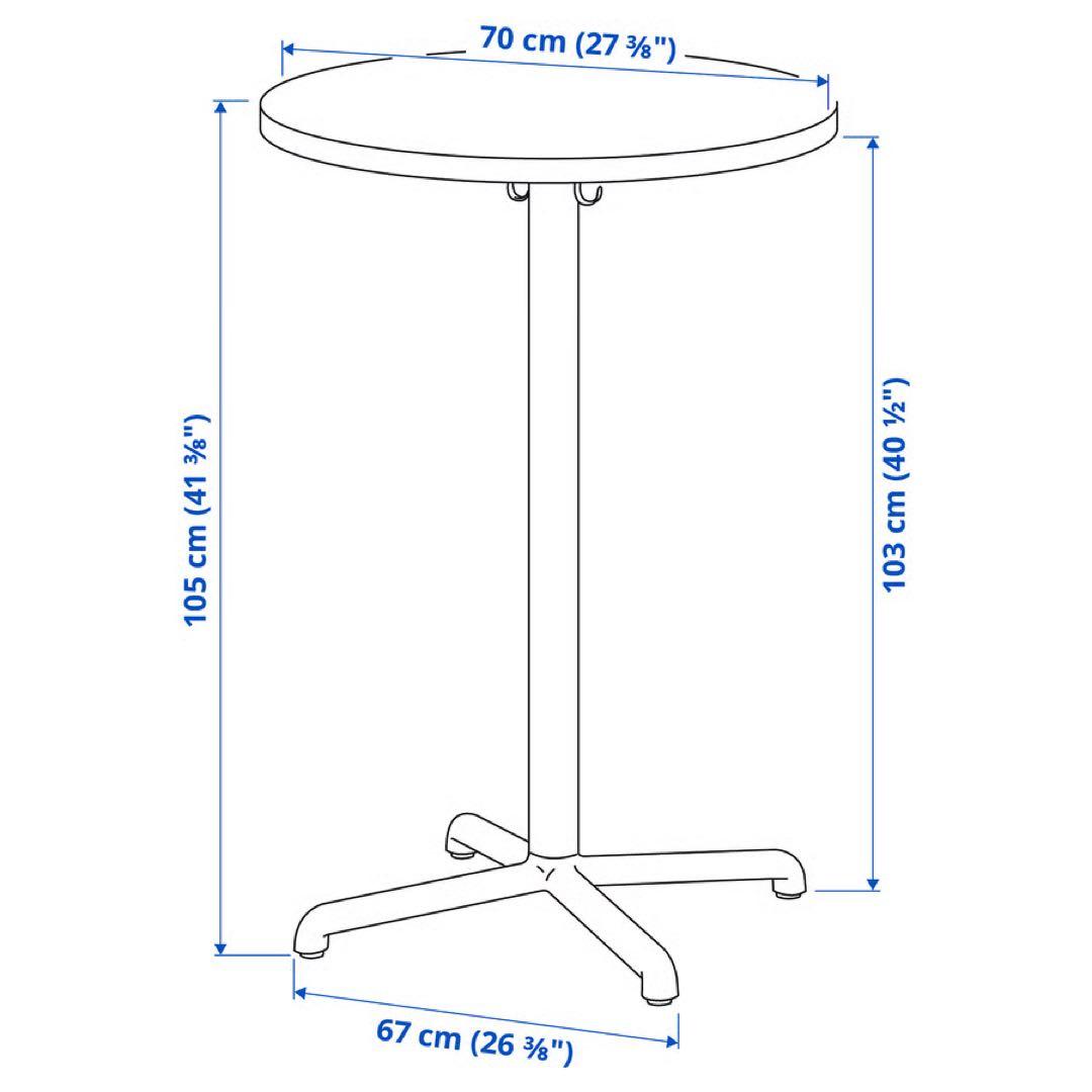 IKEA カウンターテーブル STENSELE ステーンセレ 高さ105cm