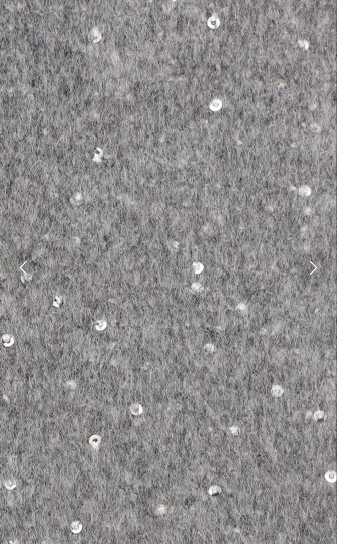 新品トゥモローランド　BALLSEY スパンコールリバー ショートコクーンコート