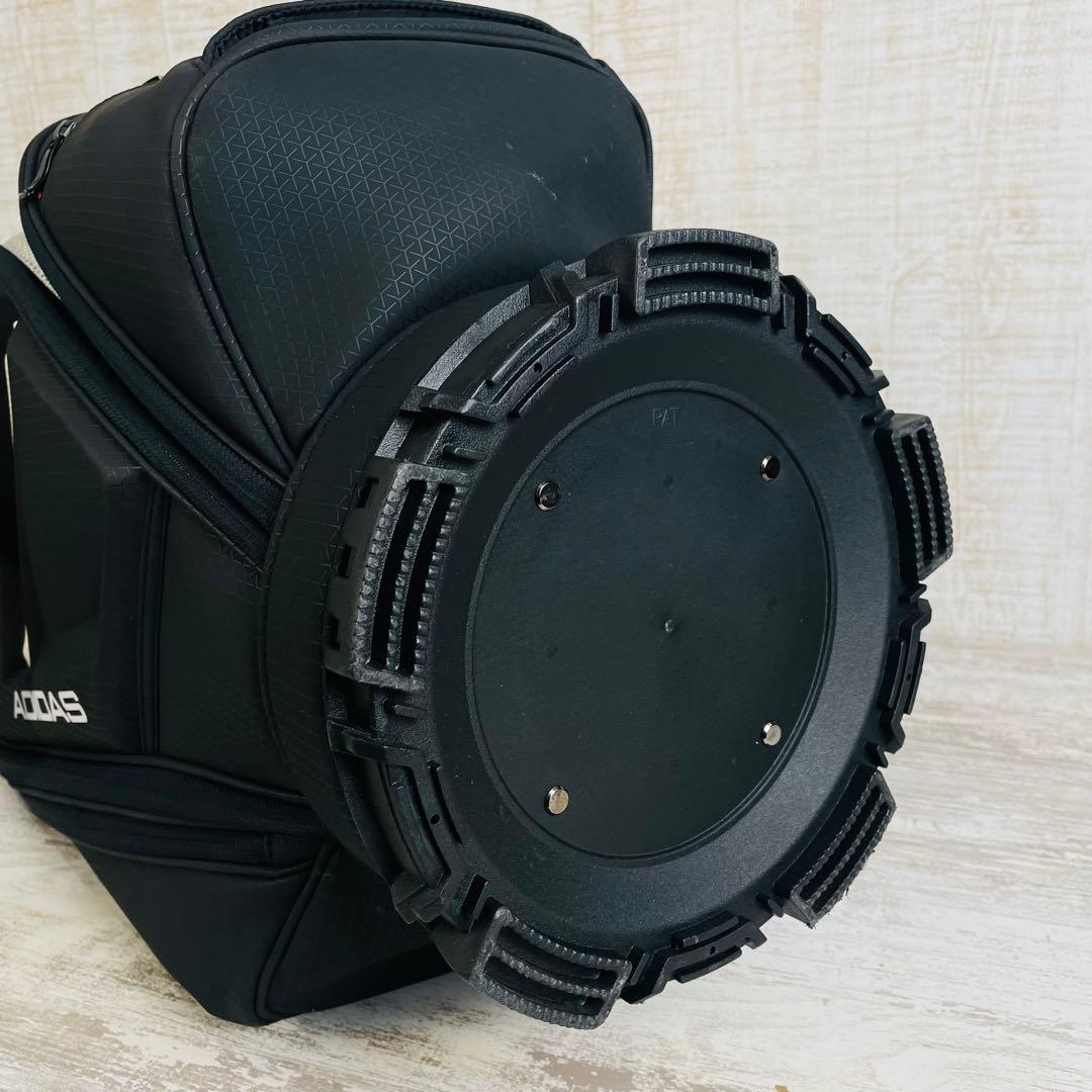 adidas アディダス　ツアープロダイナミック キャディバッグ 鏡面3ライン