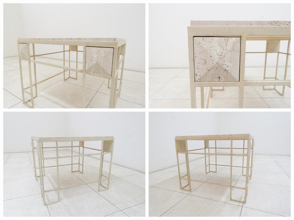 KANA♡様 フランス LeDauphin ルドファン サイドテーブル 大理石