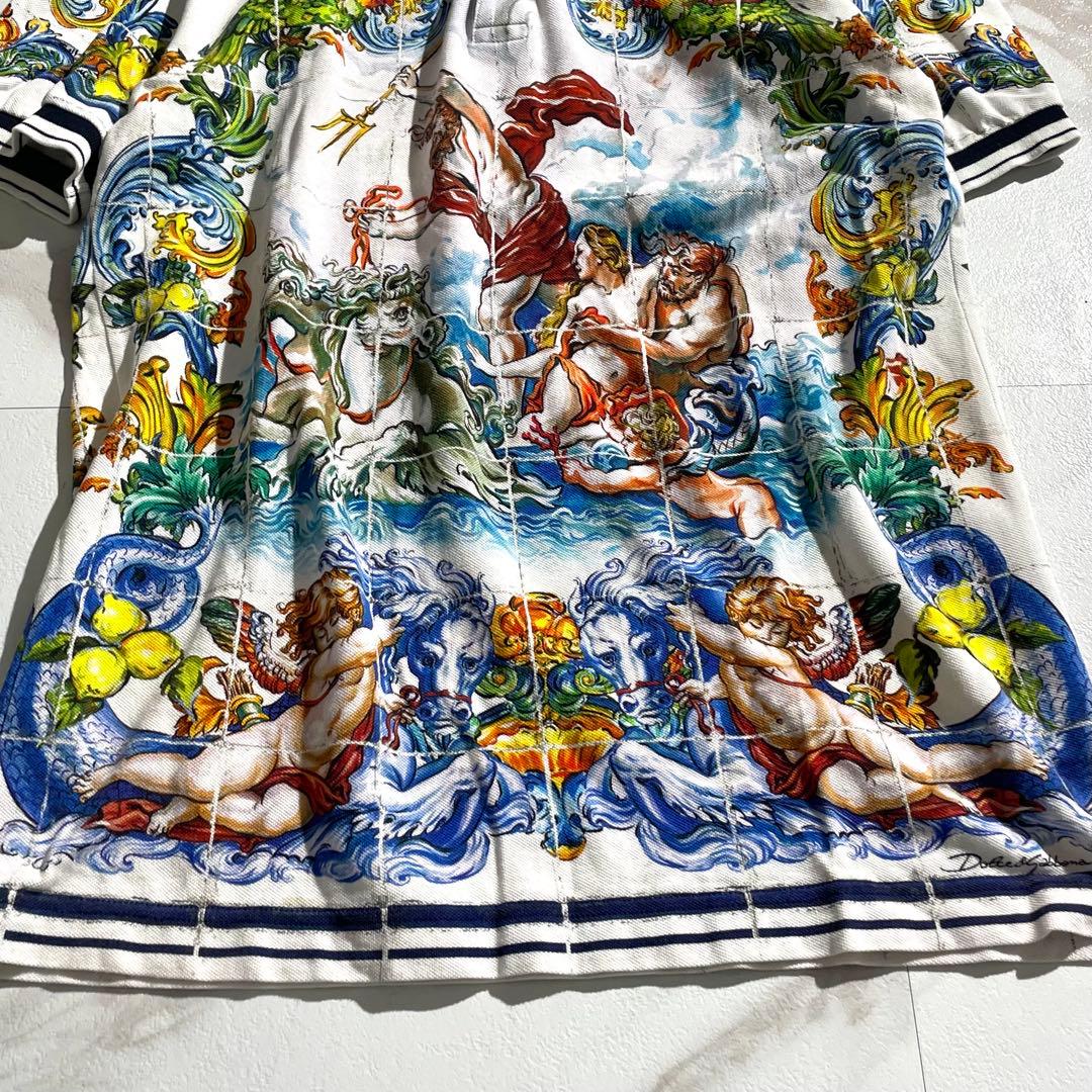 入手困難✨ ドルチェアンドガッバーナ マヨリカ ポロシャツ メンズ S相当