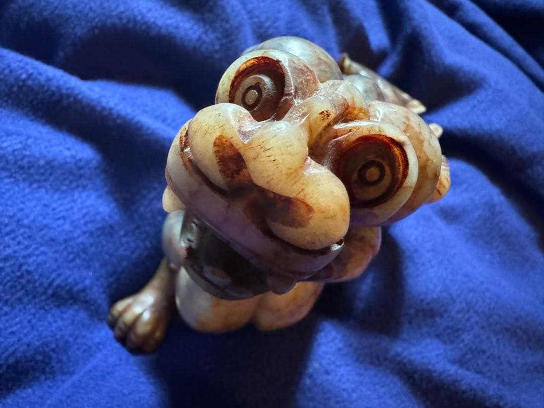 赤龍神　黄龍神　黒龍神　貔貅　風水　縁起物　総大理石　精悍　龍　彫刻　古美術