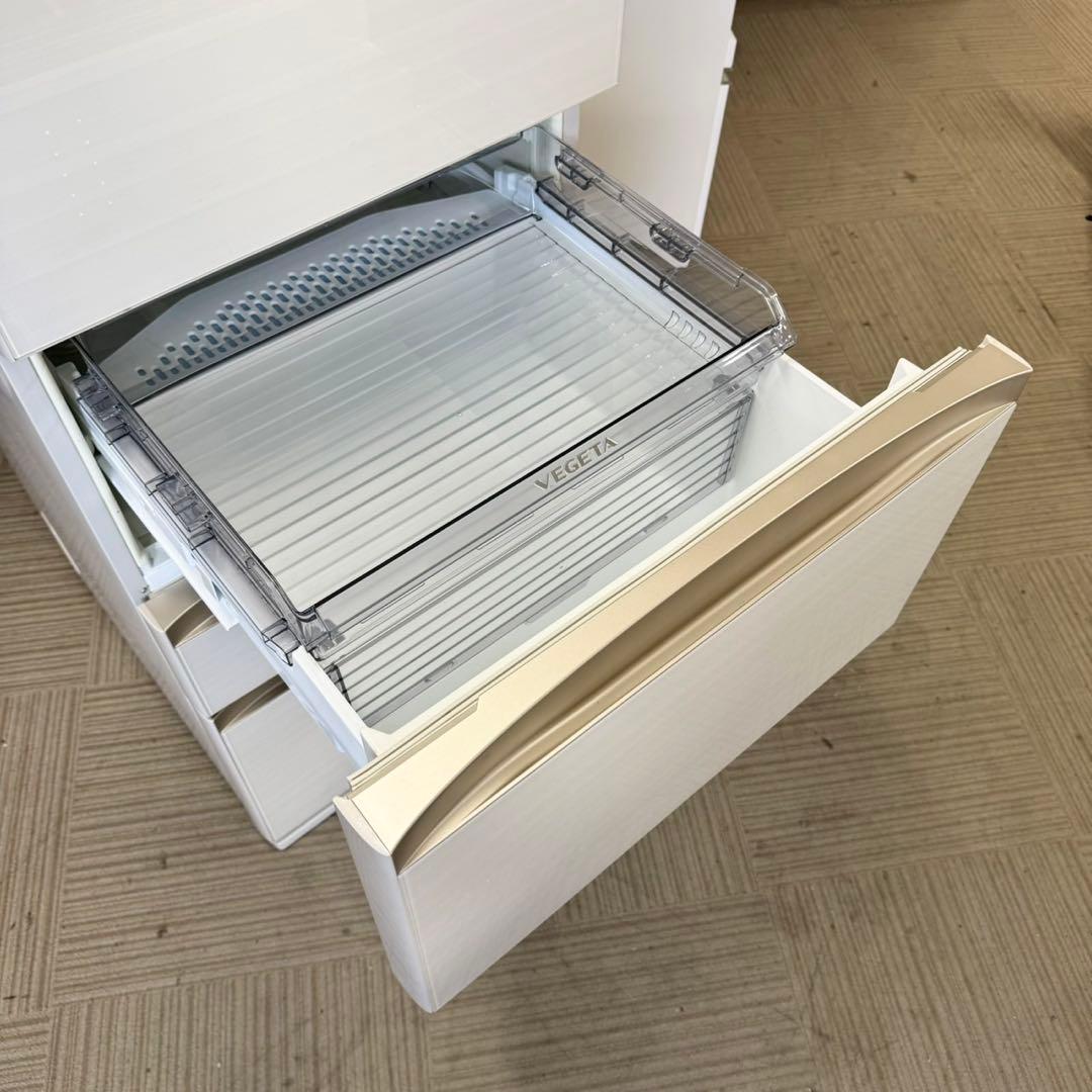 ②東芝 2018年製 465L冷蔵庫 高級ガラスドア タッチオープン