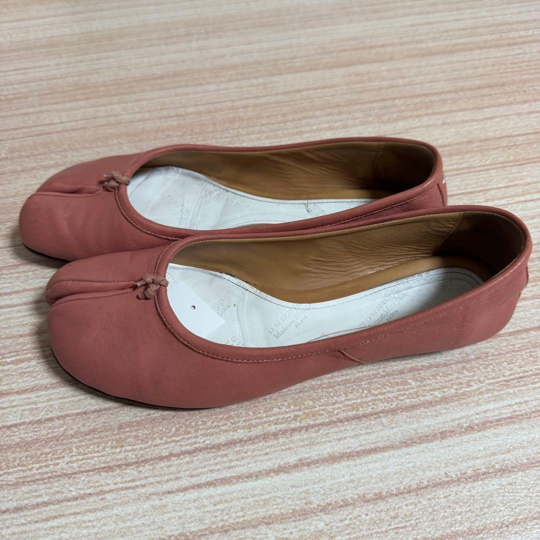 美品 Margiela Tabi マルジェラ タビバレエ ピンク37