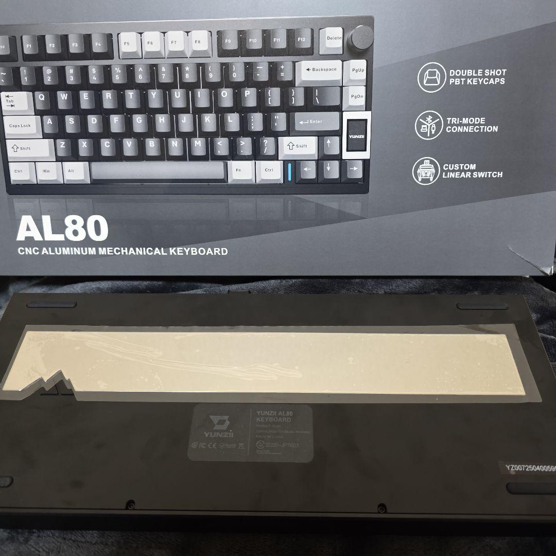 【美品】yunzii al80 メカニカルキーボード