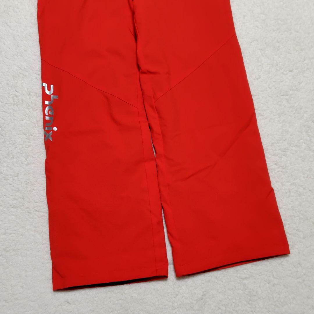 美品 phenix ジュニア スキーウェア上下セット150 撥水 防寒 ネイビー