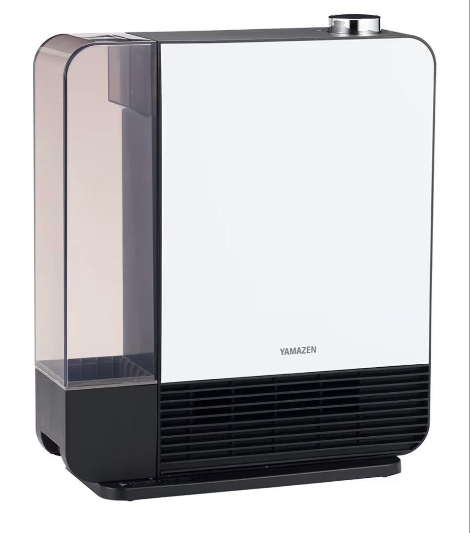 ［山善］大風量セラミックヒータ 一加湿機能搭載DKF-M121 （W）