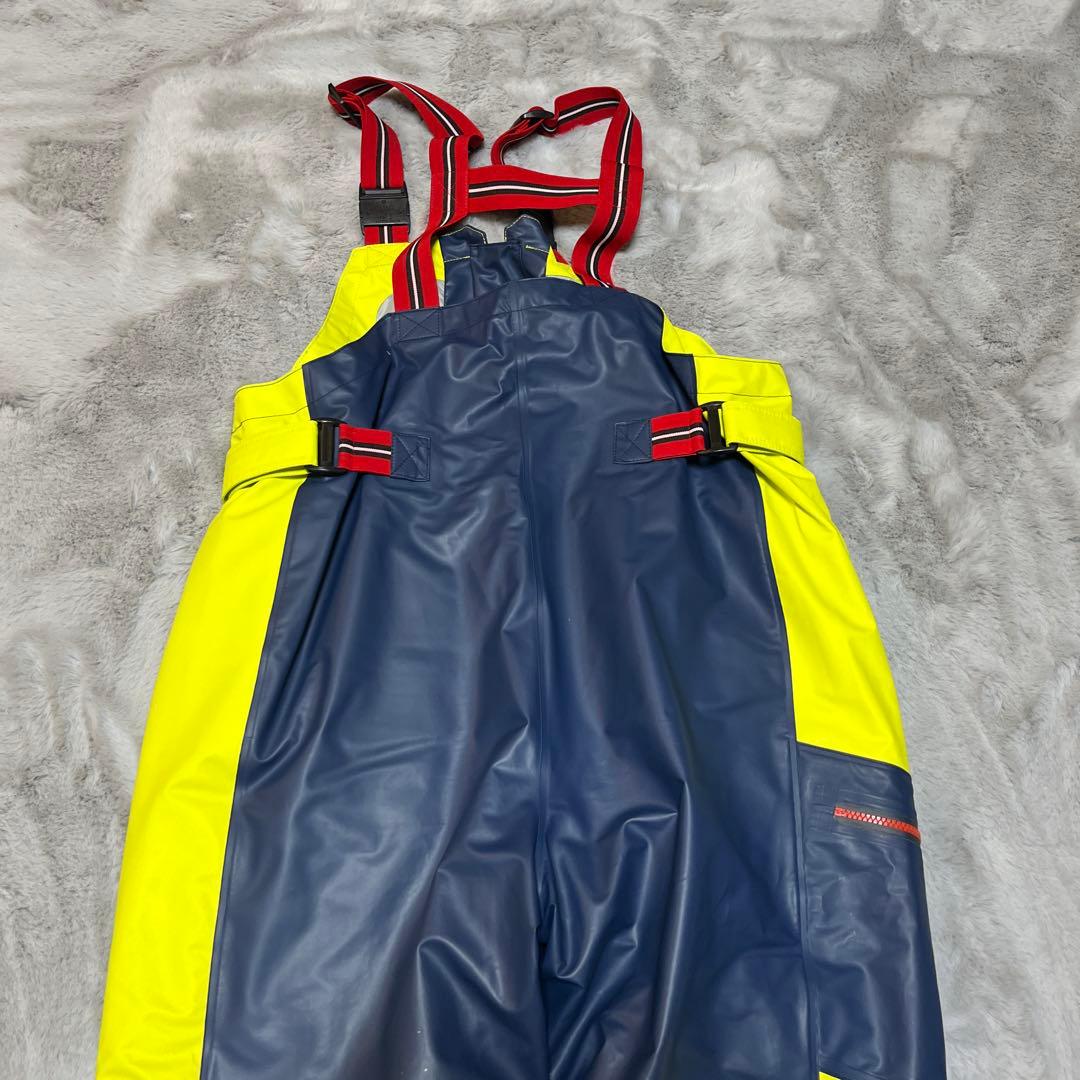 美品　シマノ　RB-035N マリンコールドウェザースーツネイビー/イエロー　Ｌ
