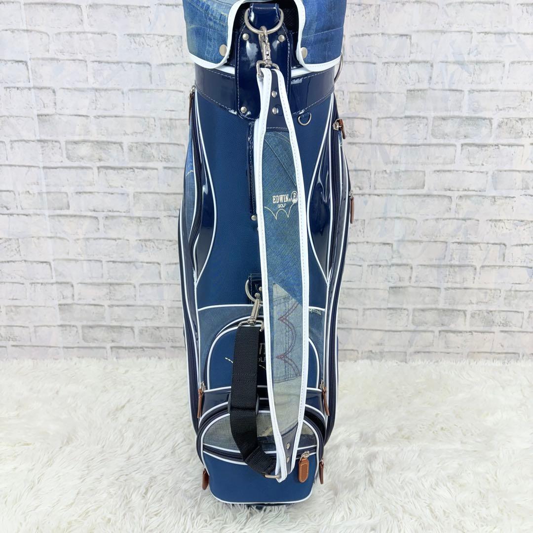 EDWIN デニム風 キャディバッグ 希少 エドウィン ジーパン ジーンズ 美品