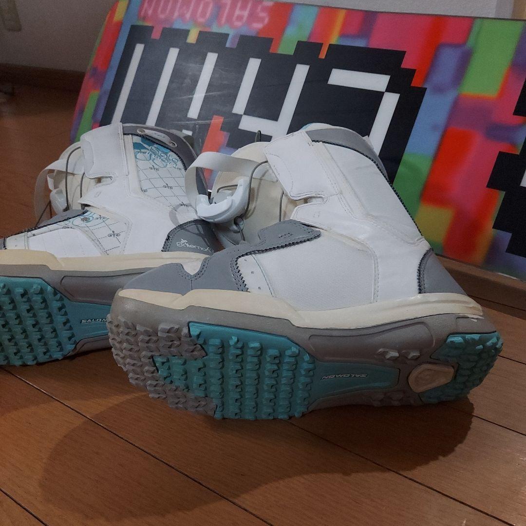 ⭐︎値下げ⭐︎サロモン　スノーボード　バイン付【SALOMON 144 】ブーツ付