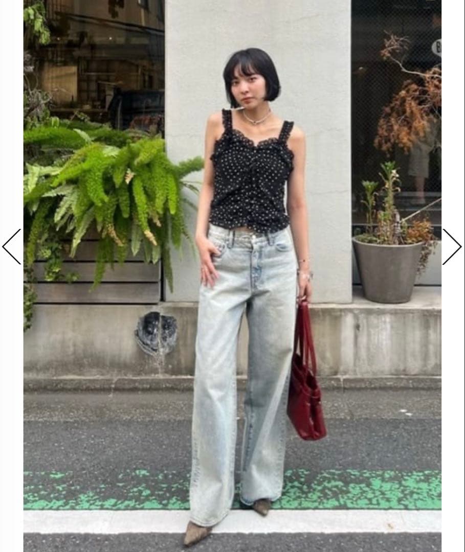 【新品・未使用】SLY SHEER SQUEEZE CAMI トップス