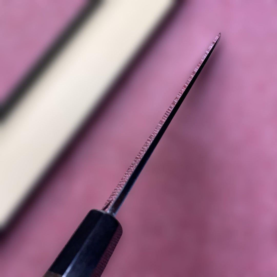 青二鋼　勘所切付型特製万能和包丁　240㎜ 8寸