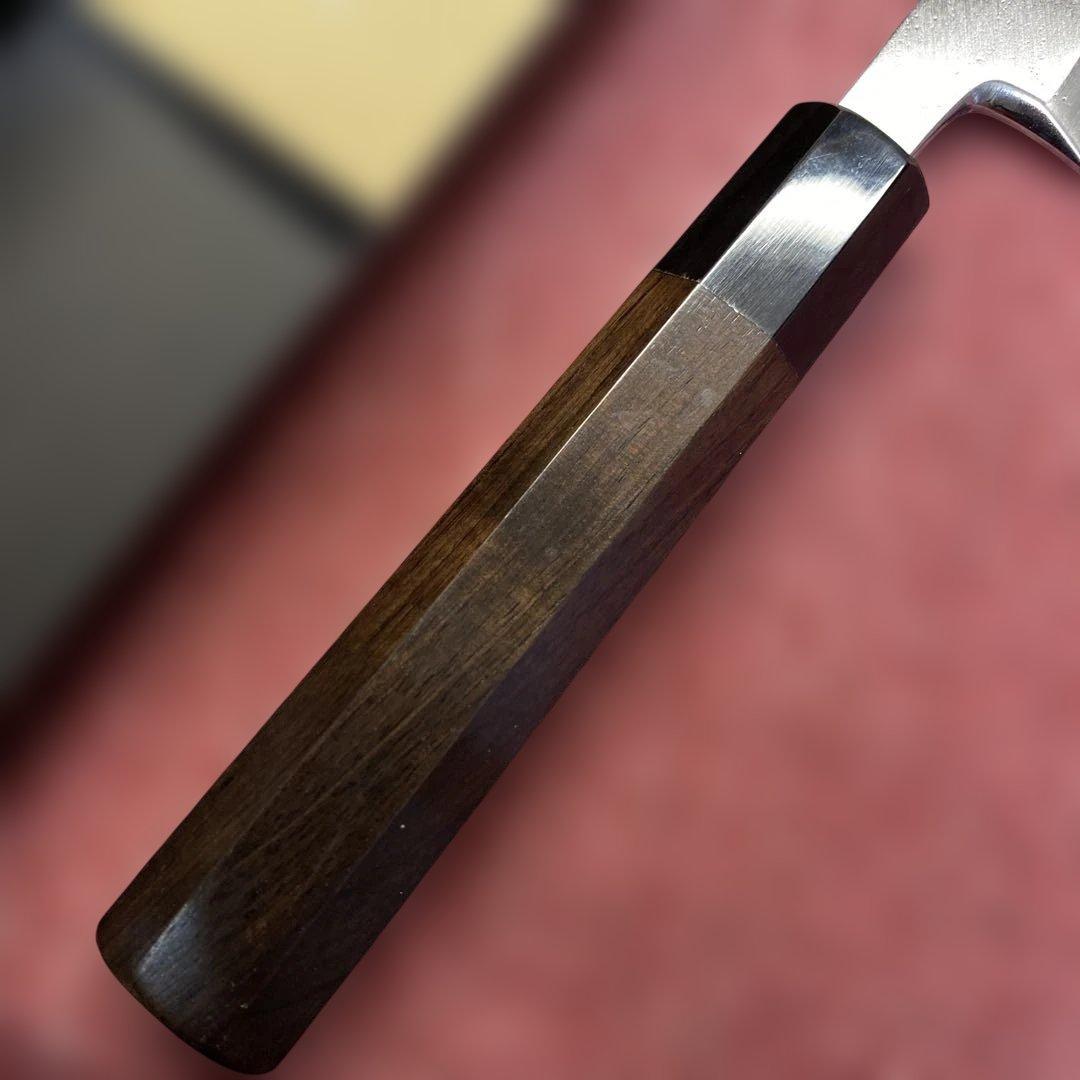 青二鋼　勘所切付型特製万能和包丁　240㎜ 8寸