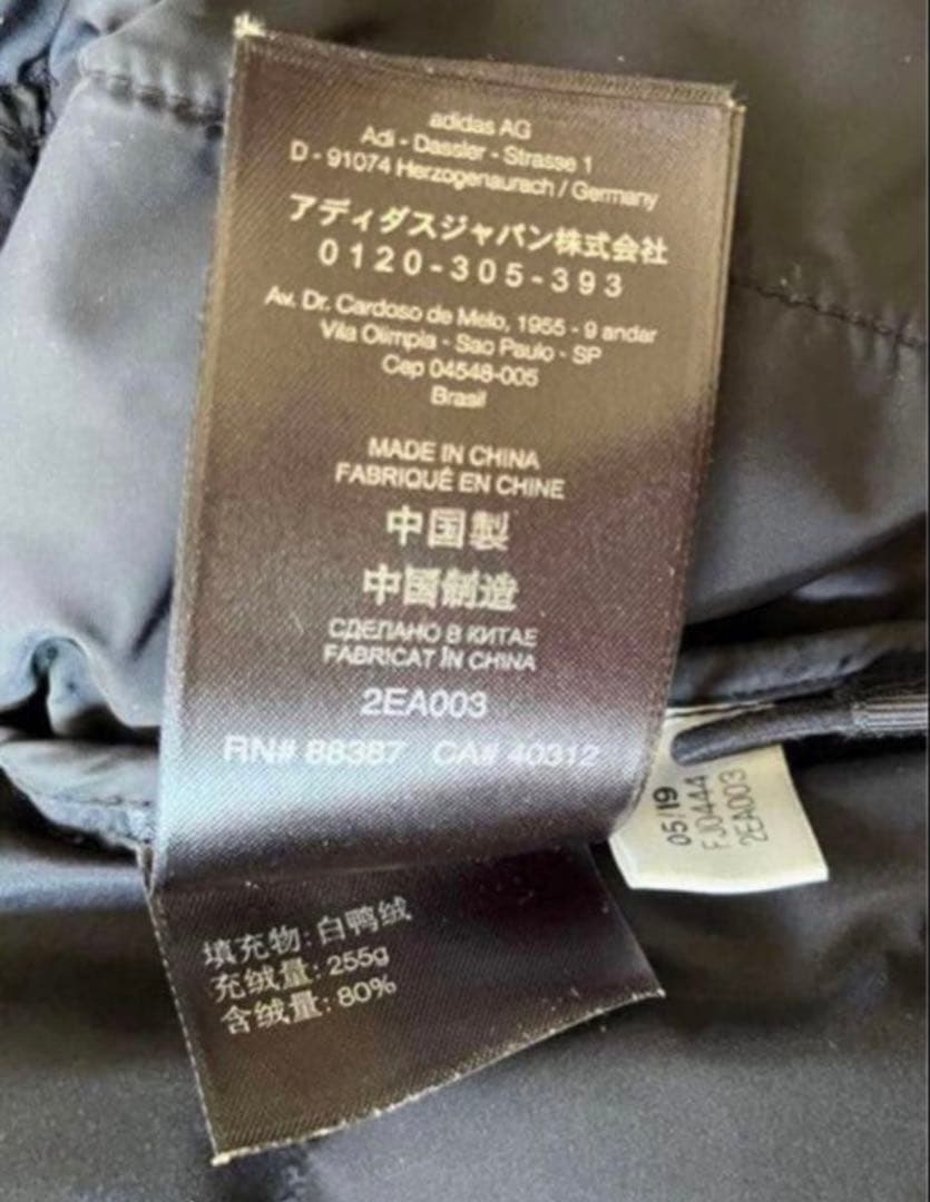 Y-3　ワイスリー　ヨウジヤマモト　アウター　ダウンベスト　ダウン　ベスト　XS