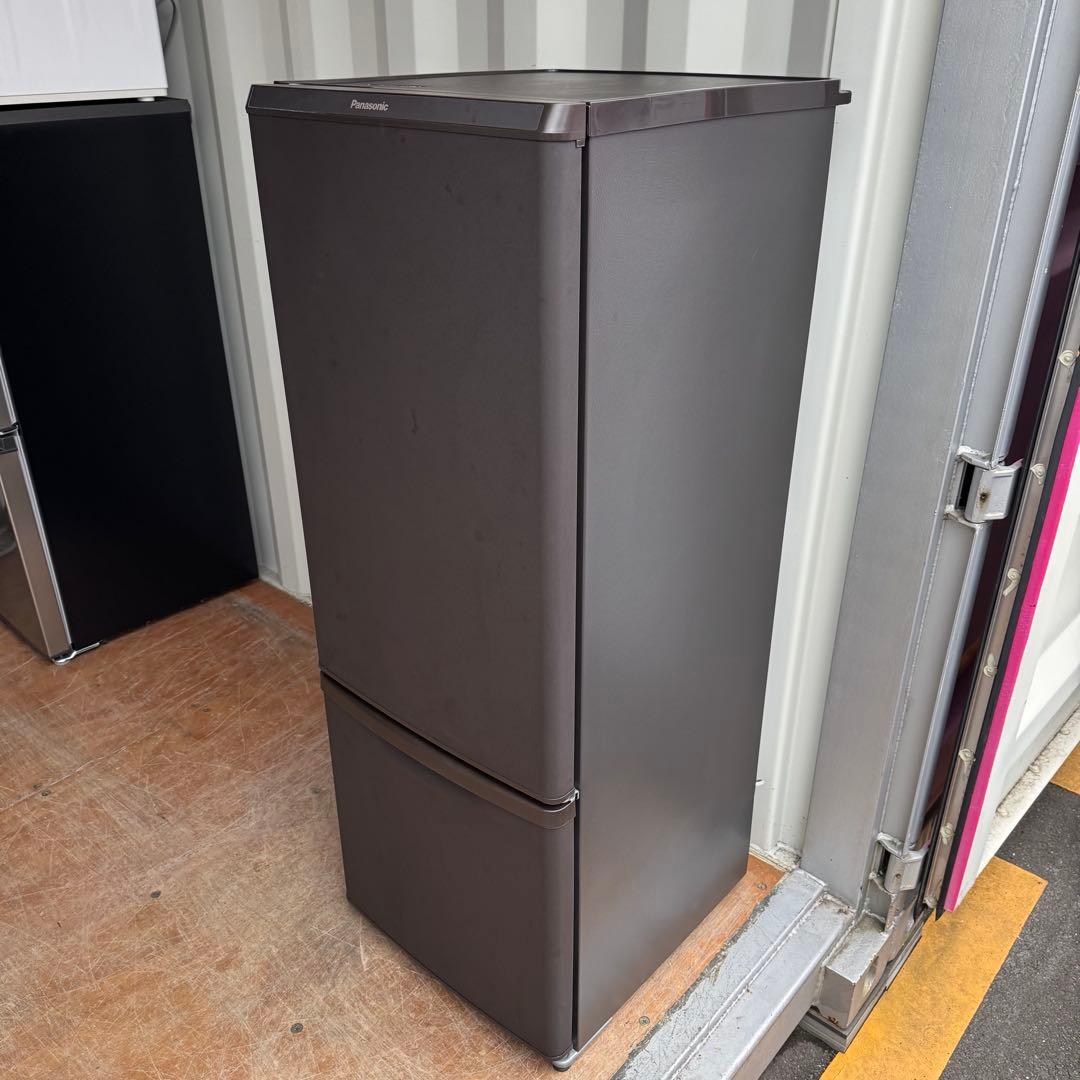 C7529★2021年製美品★パナソニック 冷蔵庫 マットブラウン　自動霜取り
