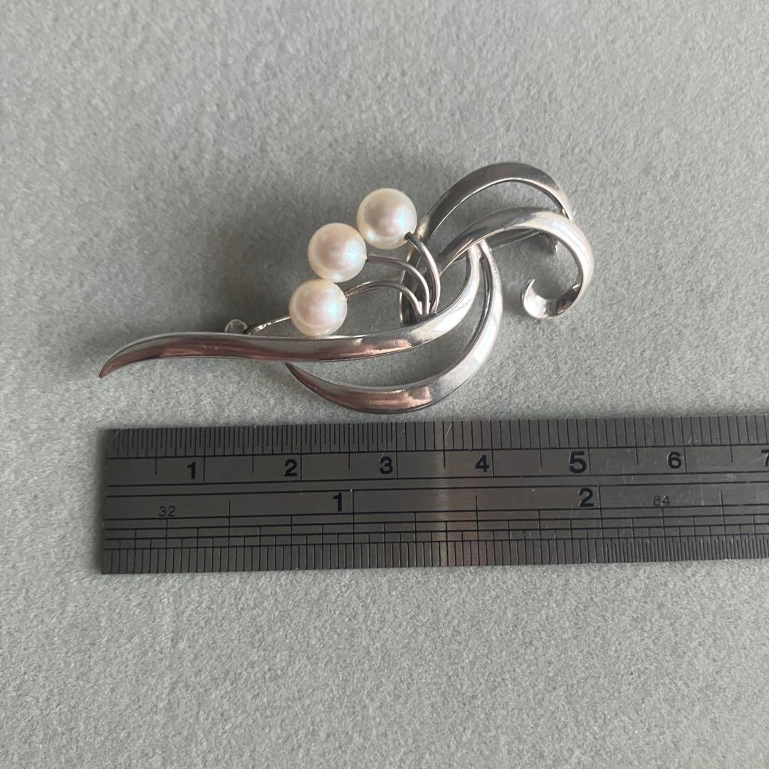 ミキモト　あこや真珠　パール　ブローチ