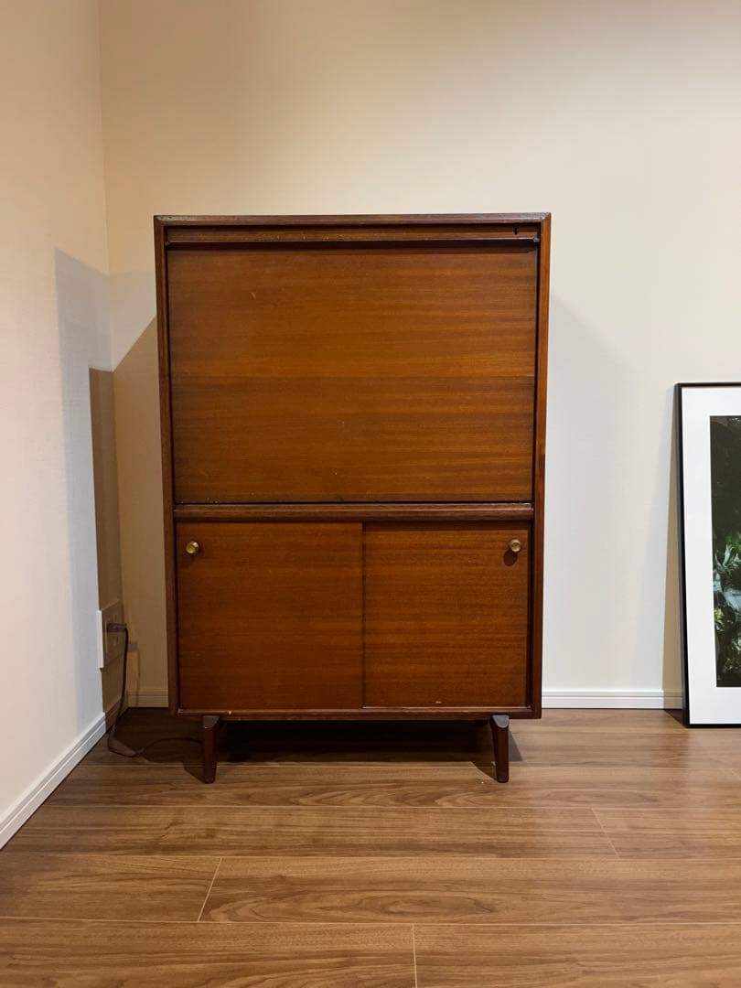 【北欧インテリア】ヴィンテージ　ビューロー　収納家具