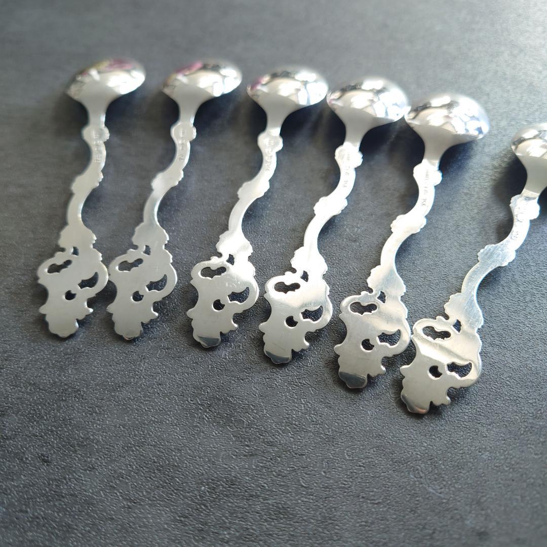 希少 美品 TH Marthinsen 830シルバー スプーン 6点