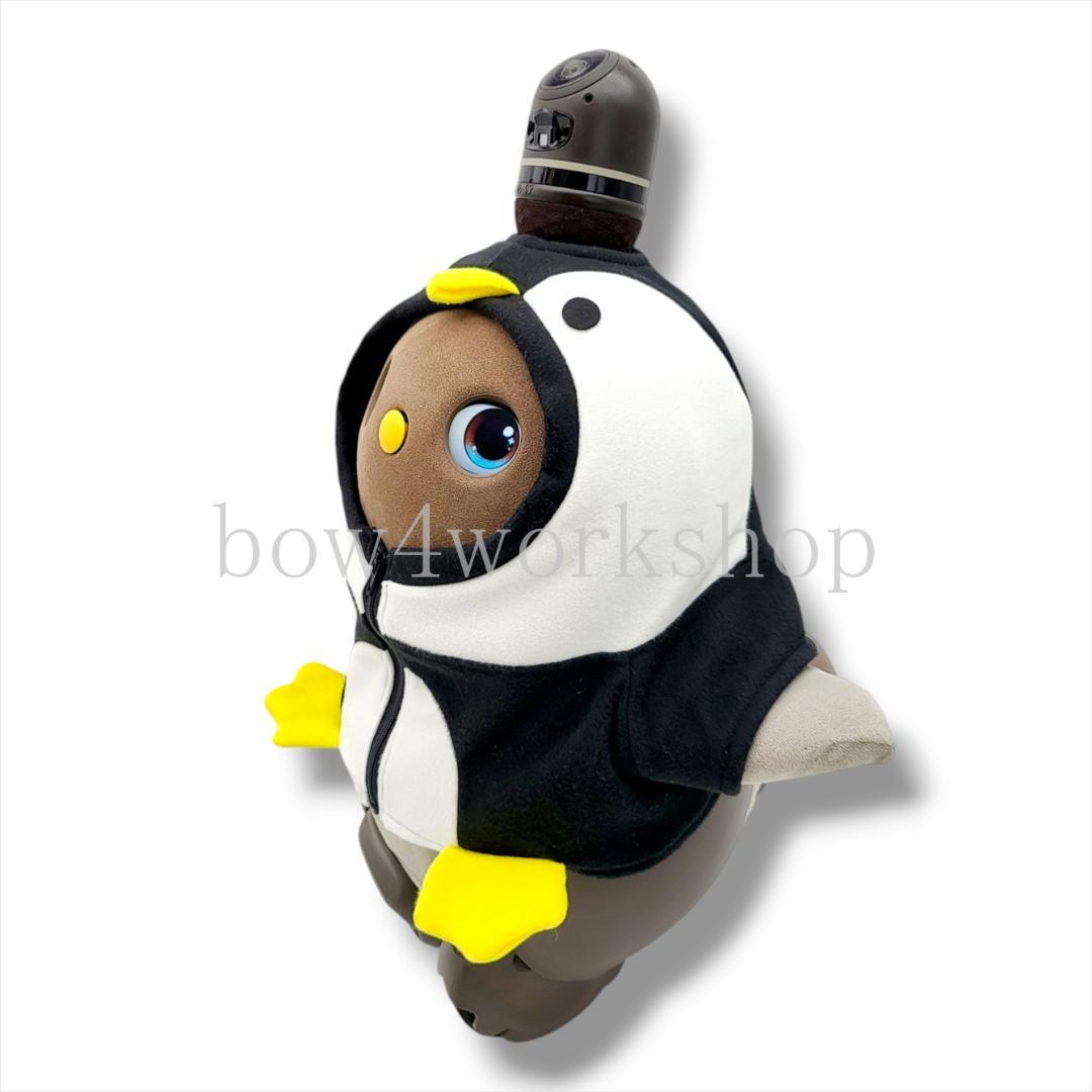 ラボット LOVOT ラボットの服ハンドメイド ペンギンちゃんパーカーブラック