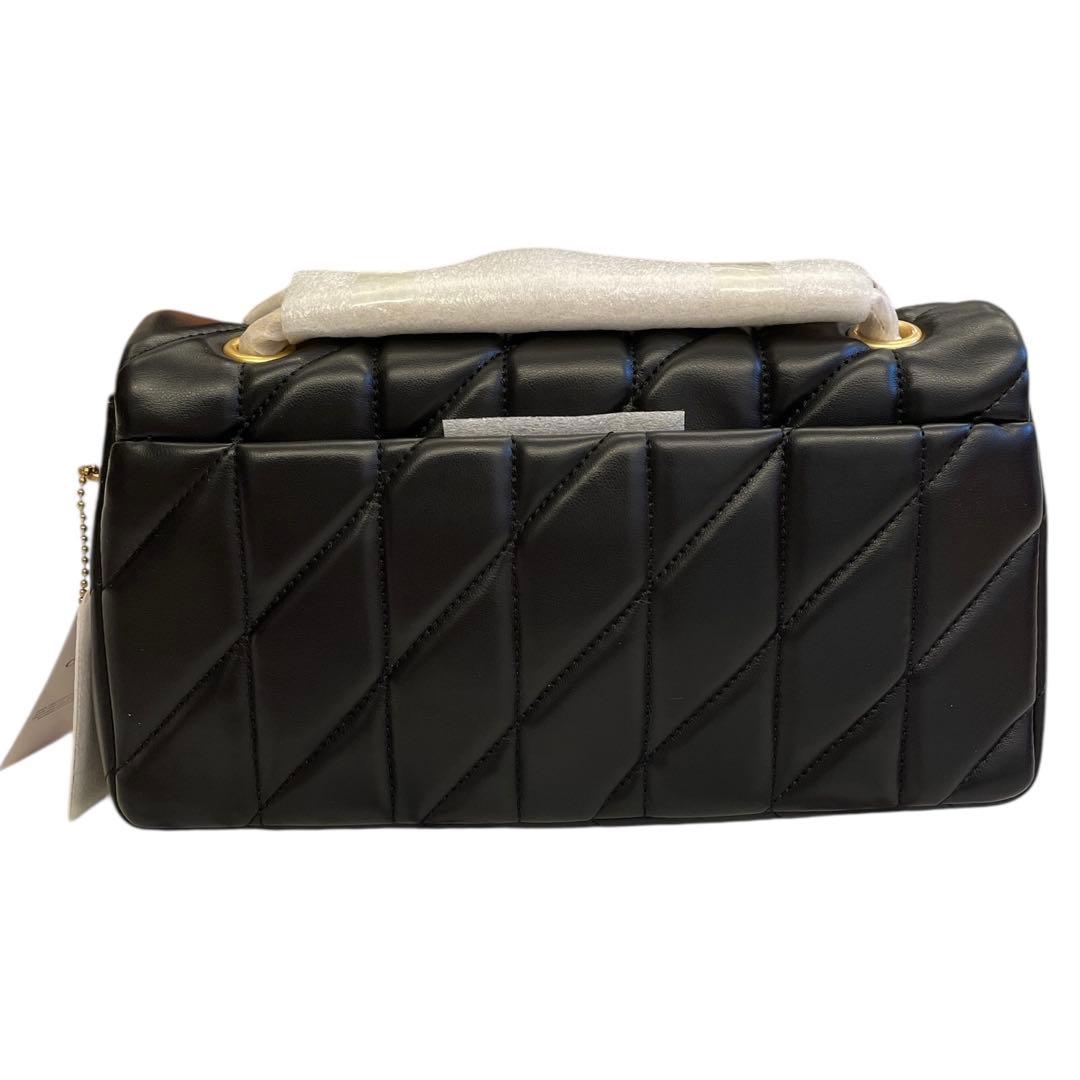 【新品】COACH コーチ タビー キルティング ショルダーバッグ 黒 2way