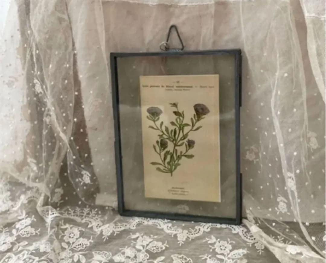 GC 壁掛けガラスフォトフレーム・M❤アイアン