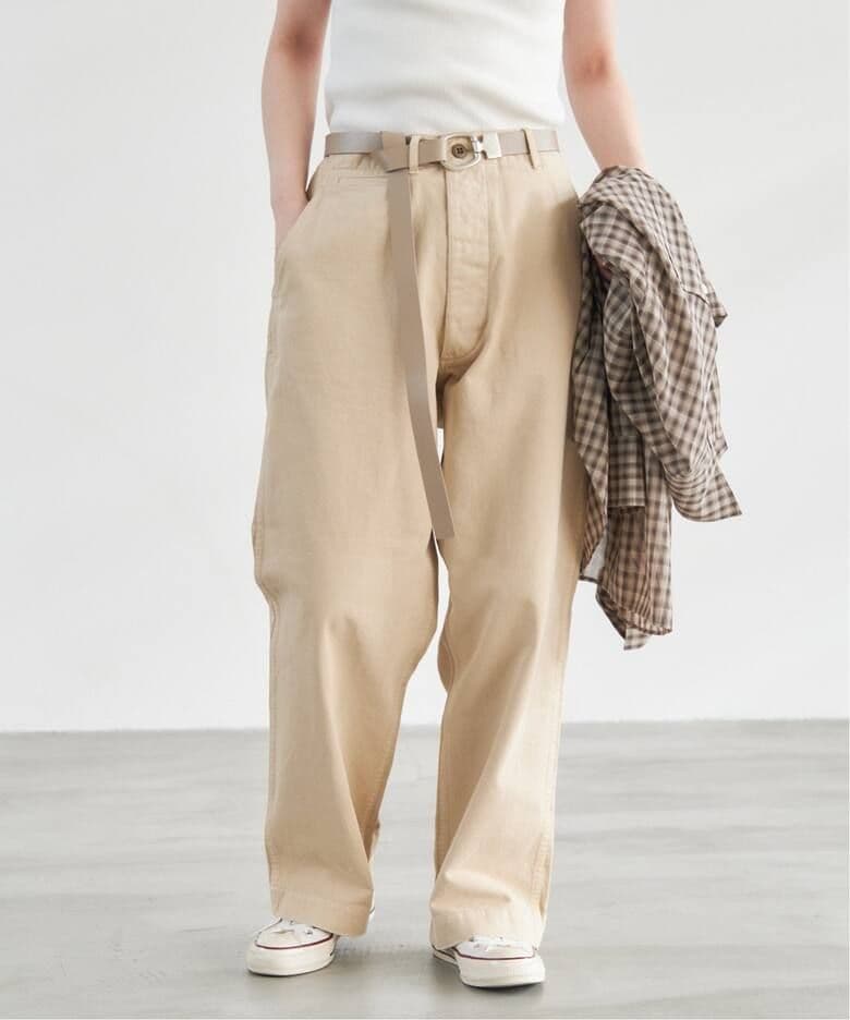 Spick and Span Higuchi×S チノワイドパンツ 38