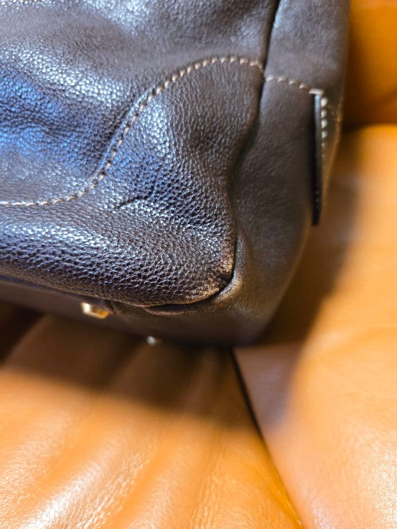 土屋鞄製造所　土屋鞄　アジール　キャリア　ブリーフケース　こげ茶