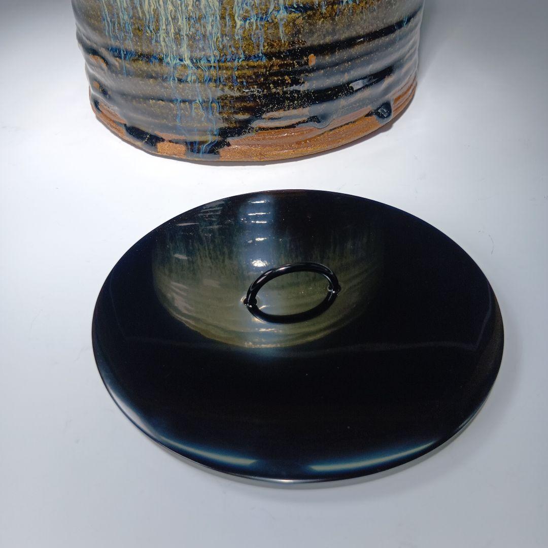 茶道具　徳澤守俊造　朝鮮唐津水指　 共箱　未使用品　美品