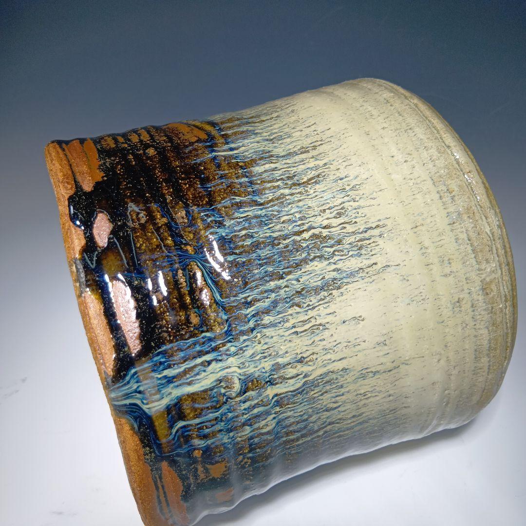 茶道具　徳澤守俊造　朝鮮唐津水指　 共箱　未使用品　美品