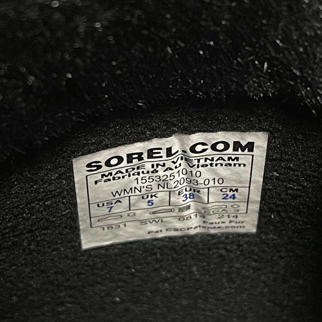 SOREL スノーブーツ ブラック 24cm 38
