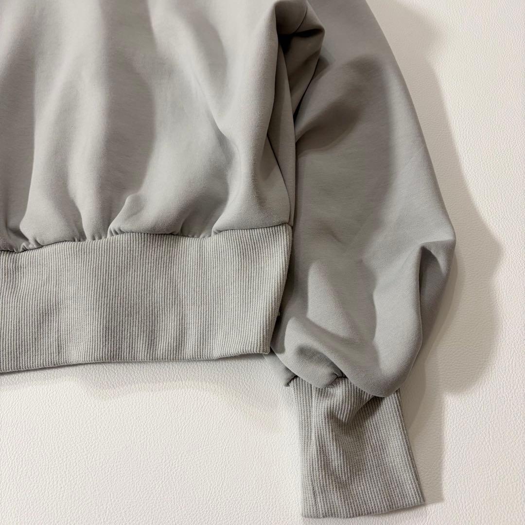 新品未使用 ビアズリー 2025 洗える パール釦ダンボールカーディガン グレー