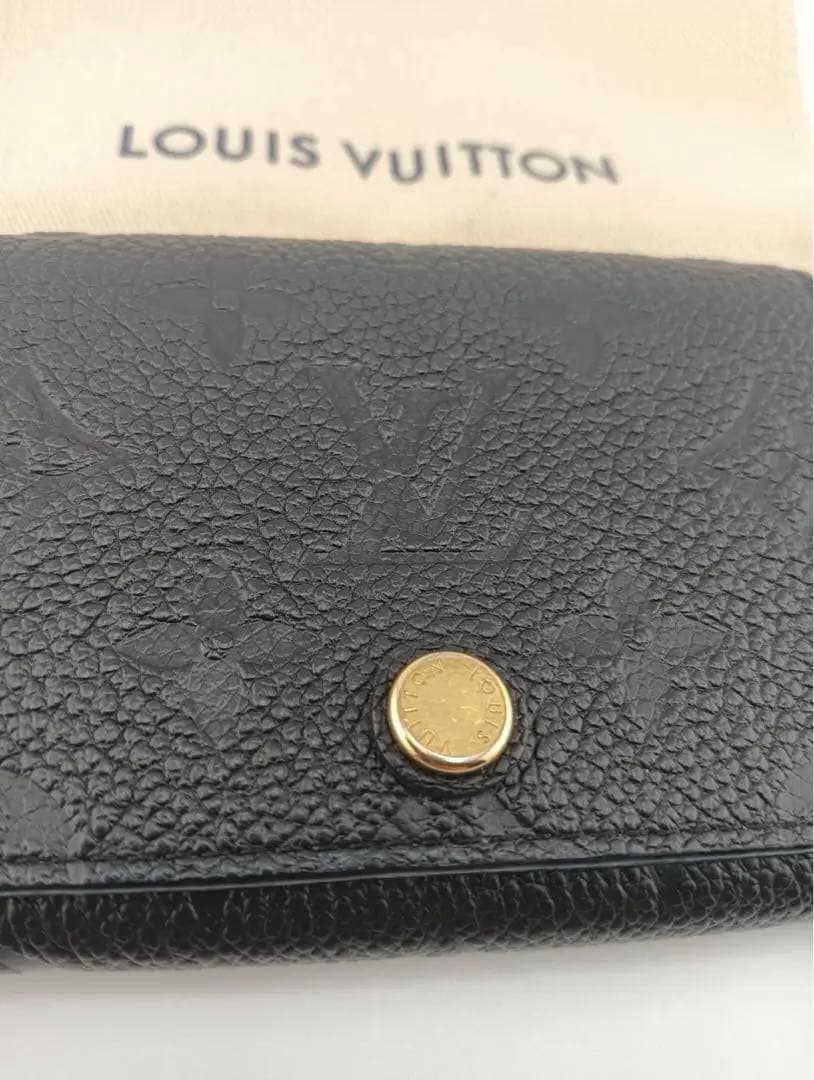 ルイヴィトン アンヴェロップカルトドゥヴィジット ノワール 名刺入れ