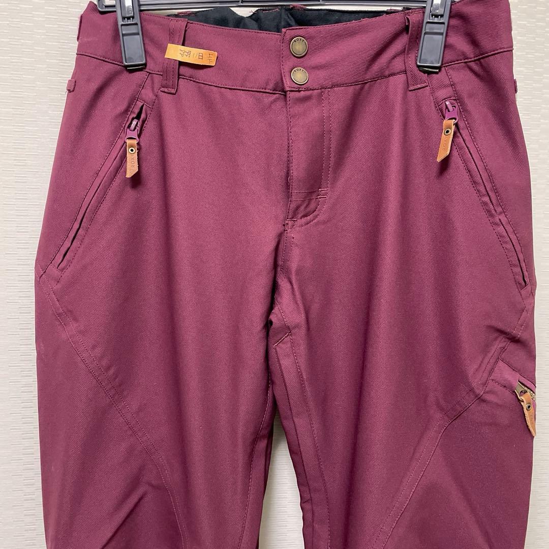 極めて美品✨ ROXY スノーボードパンツ バーガンディ Mサイズ
