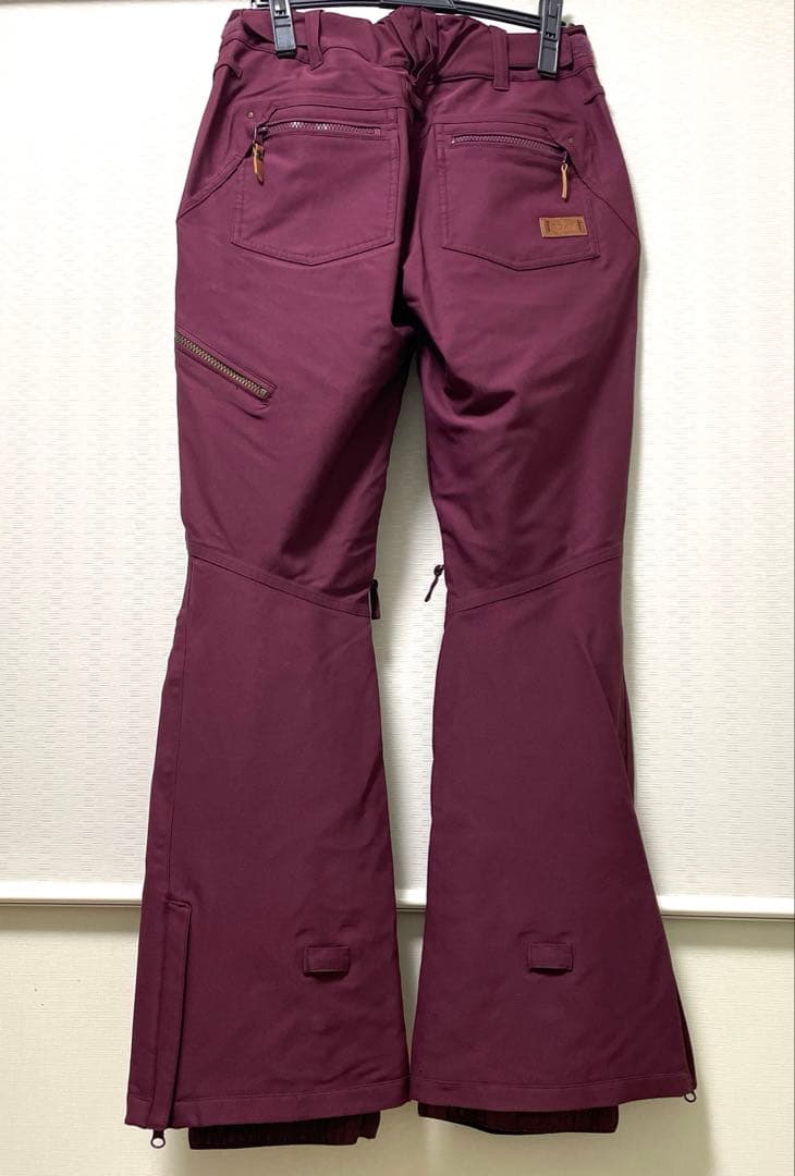 極めて美品✨ ROXY スノーボードパンツ バーガンディ Mサイズ
